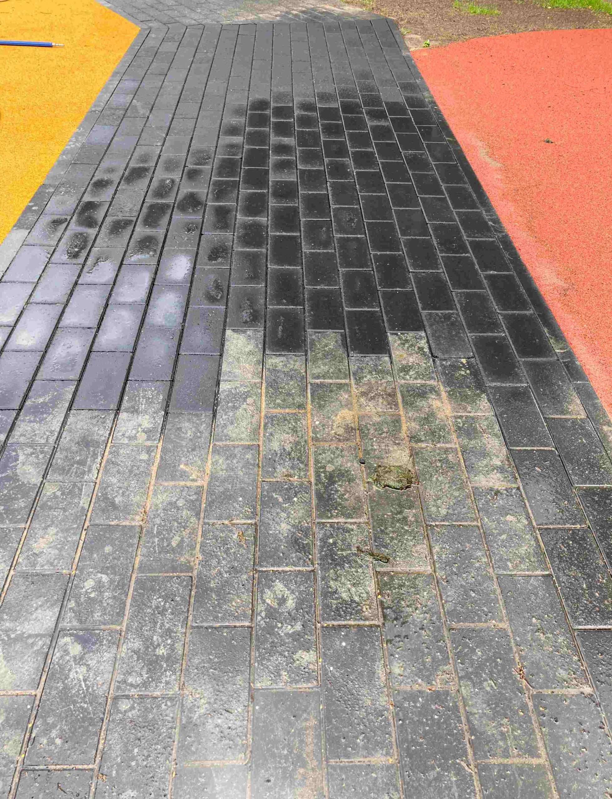 Tartaaniliimi jälgede eemaldamine tänavakivilt